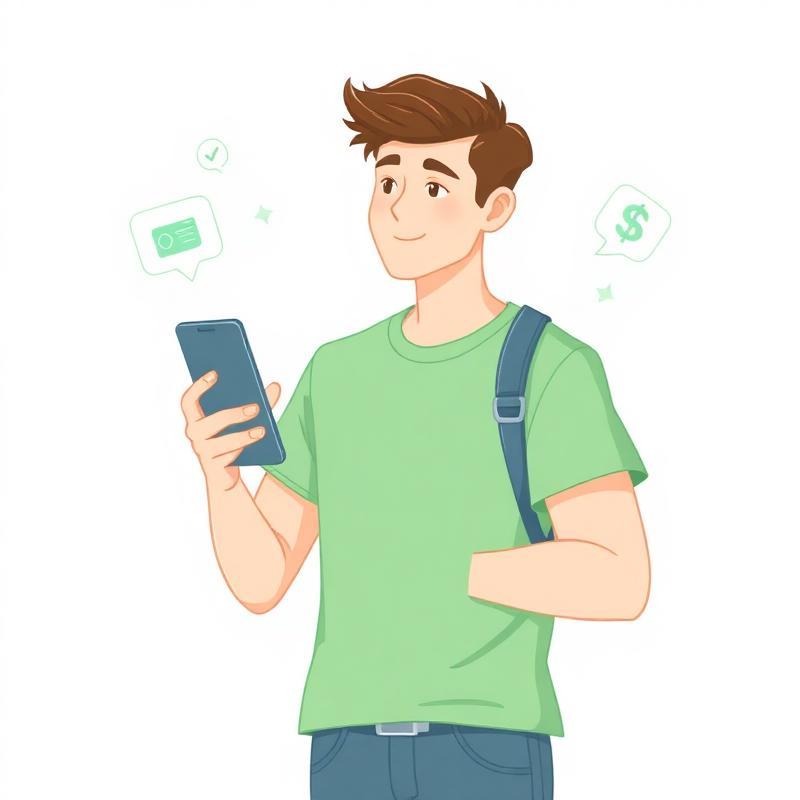 Person using PakPay mobile app for transactions